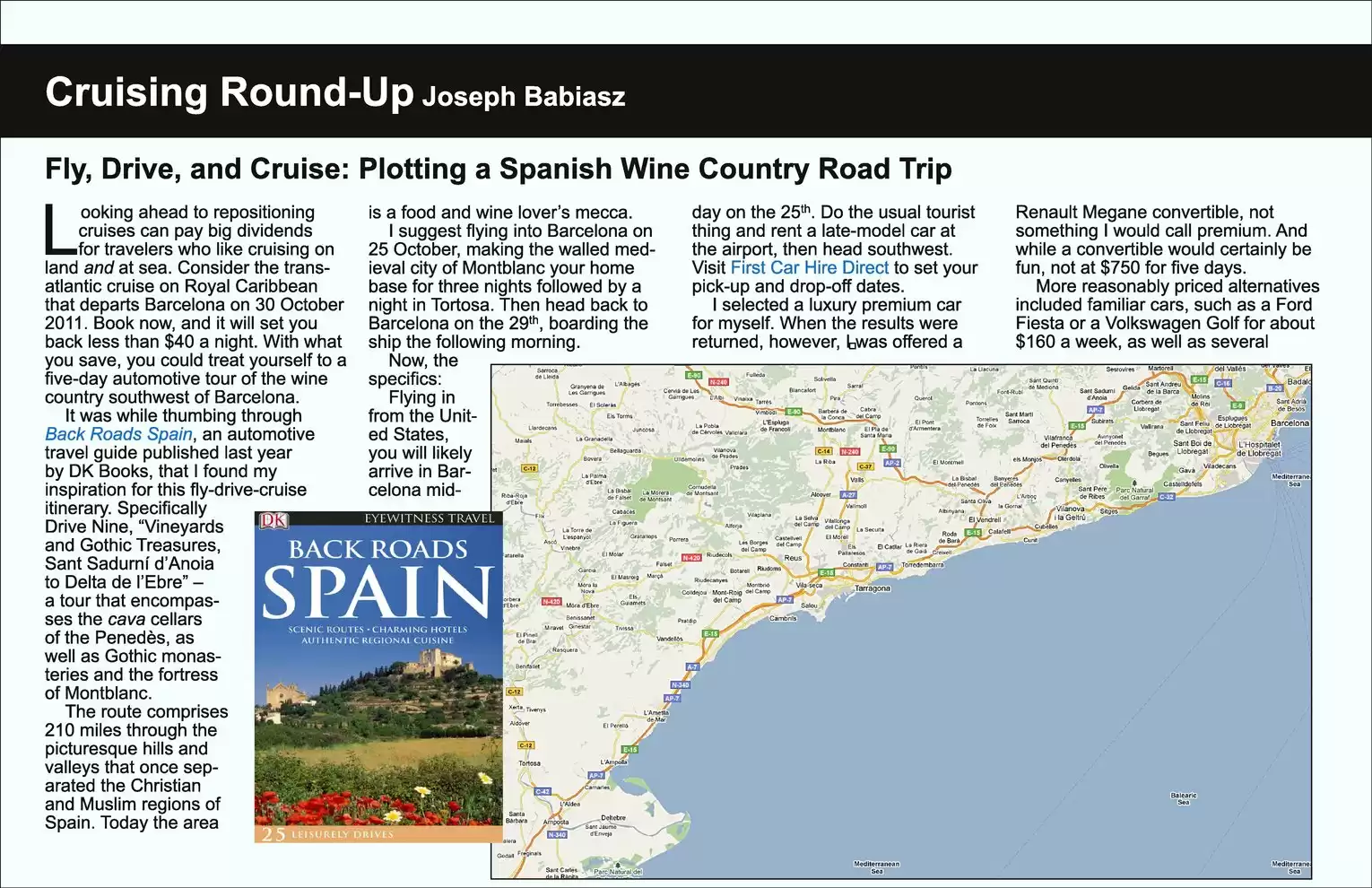 Automotive Traveler Magazine: 2011 06 Spanish Wine Country Road Trip Page 1