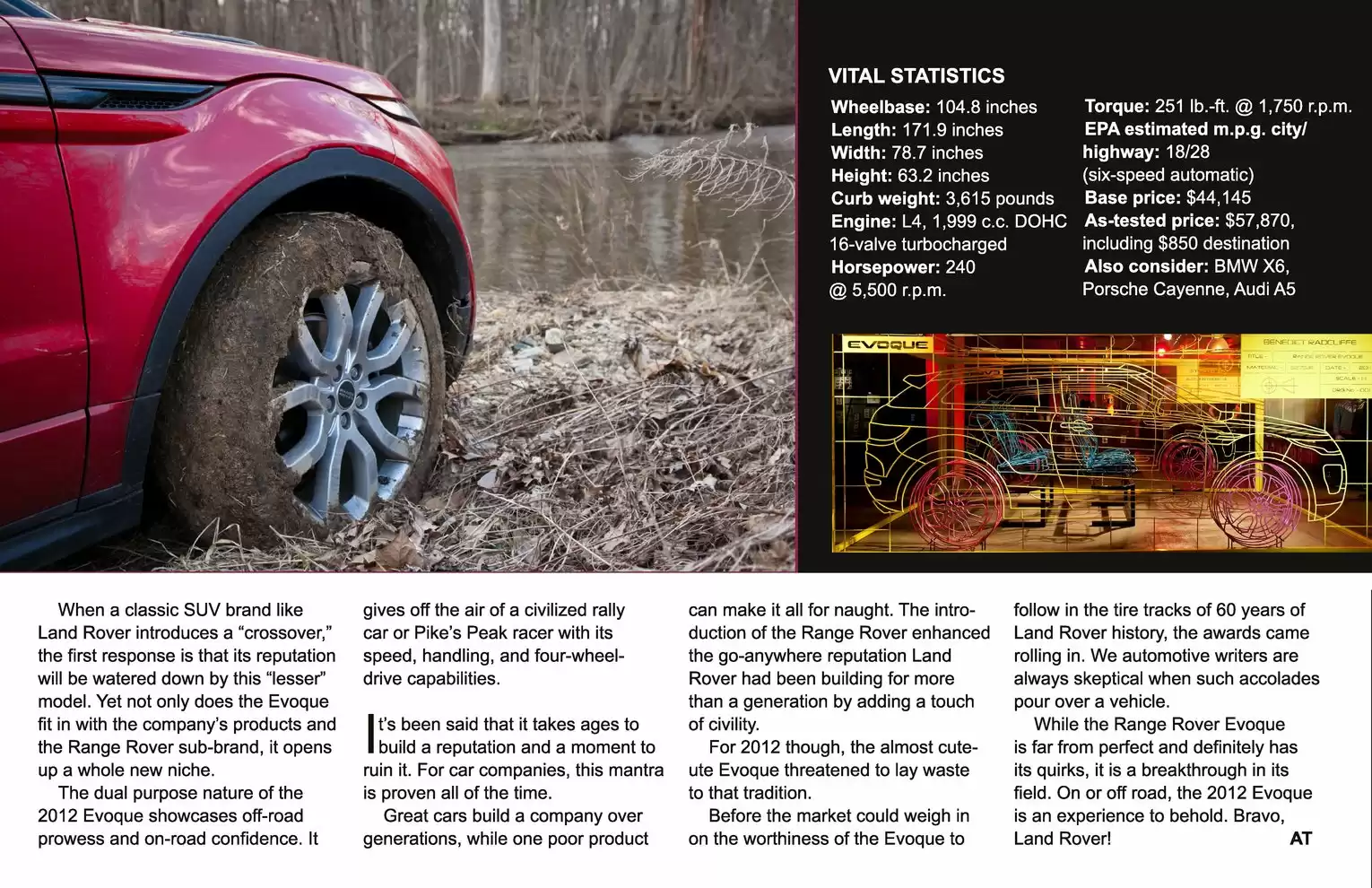 Automotive Traveler Magazine: 2012 05 2012 Range Rover Evoque Dynamic Page 4