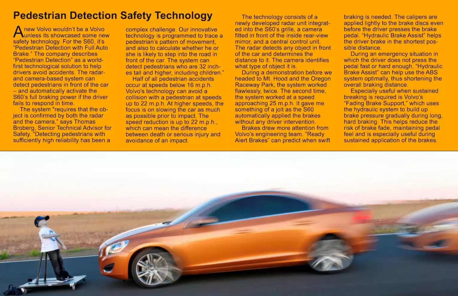 Automotive Traveler Magazine: 2010 09 Behind The Wheel 2011 Volvo S60 Page 5