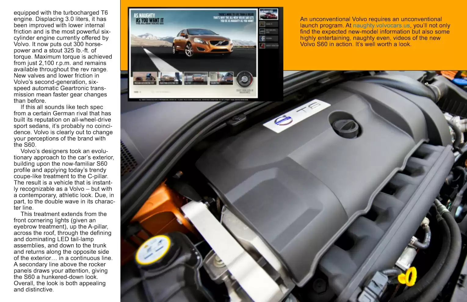 Automotive Traveler Magazine: 2010 09 Behind The Wheel 2011 Volvo S60 Page 6