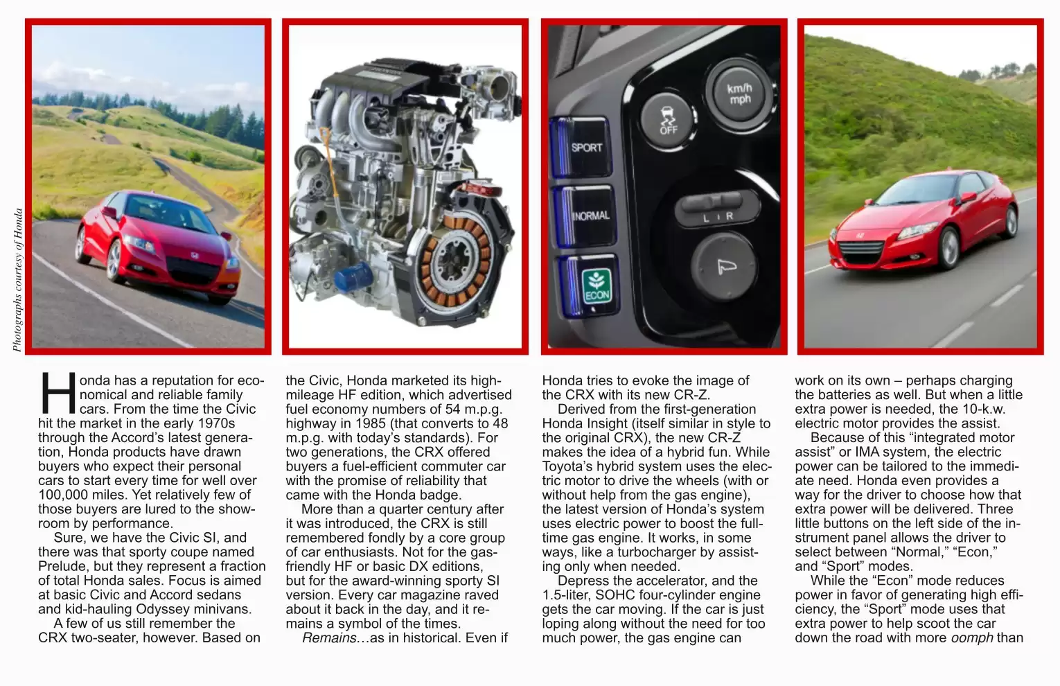 Automotive Traveler Magazine: 2010 10 Behind The Wheel 2011 Honda CR-Z Page 2