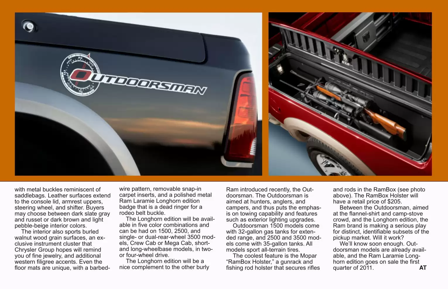 Automotive Traveler Magazine: 2010 10 Dodge Ram Laramie Longhorn Edition Page 3