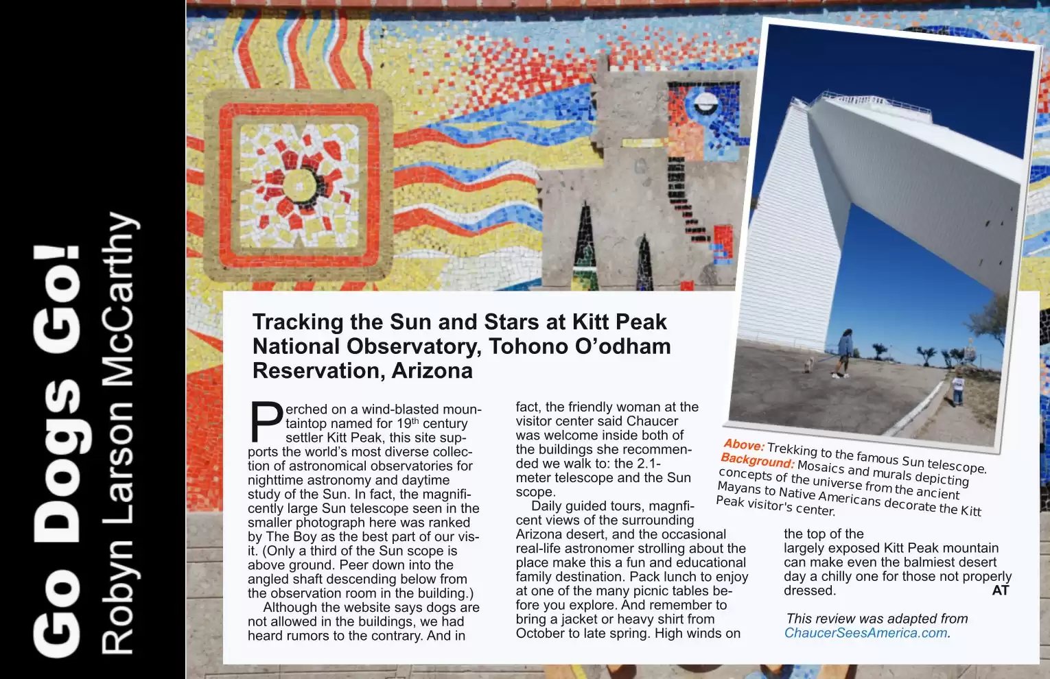 Automotive Traveler Magazine: 2010 10 Kitt Peak Observatory Page 1