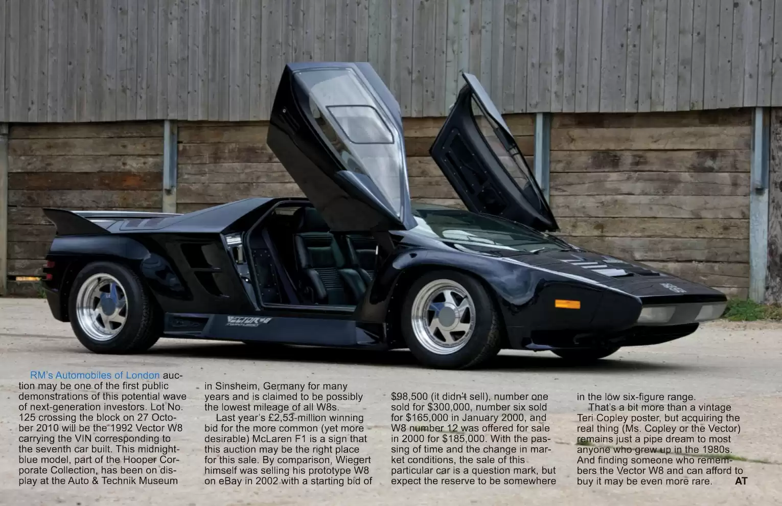 Automotive Traveler Magazine: 2010 10 Not Found On EBay 1992 Vector W8 Page 4