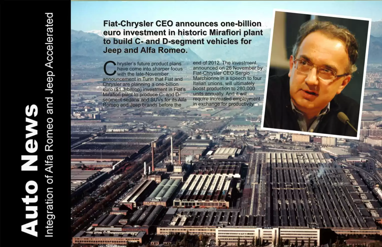 Automotive Traveler Magazine: 2010 11 Fiat Chrysler Integration Accelerated Page 1