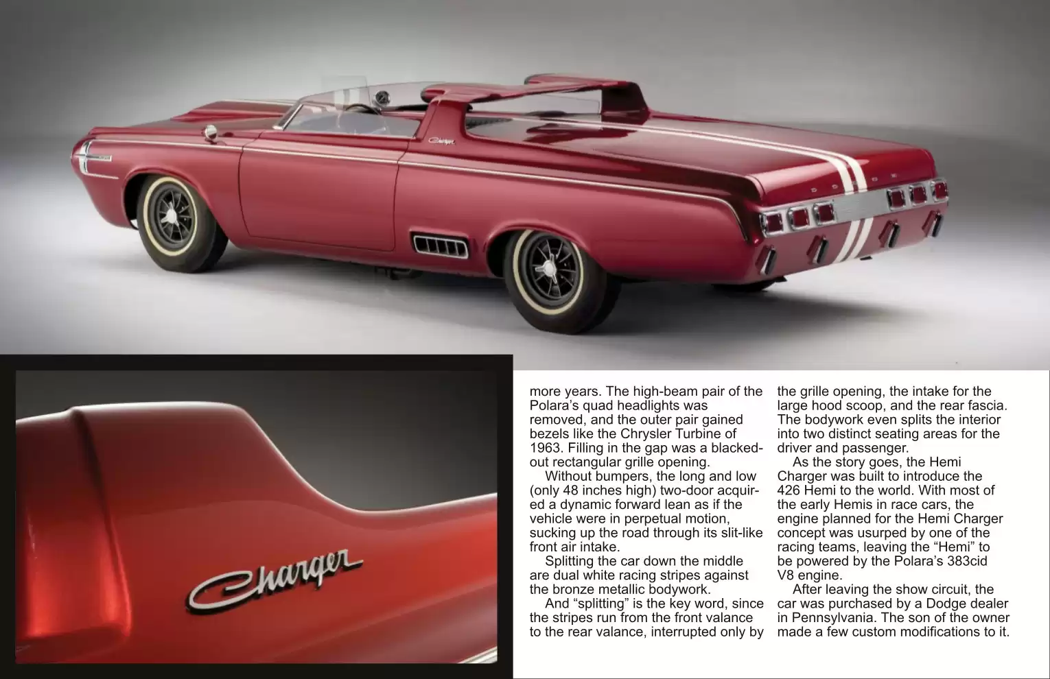 Automotive Traveler Magazine: 2010 12 1964 Dodge Hemi Charger Concept Page 3