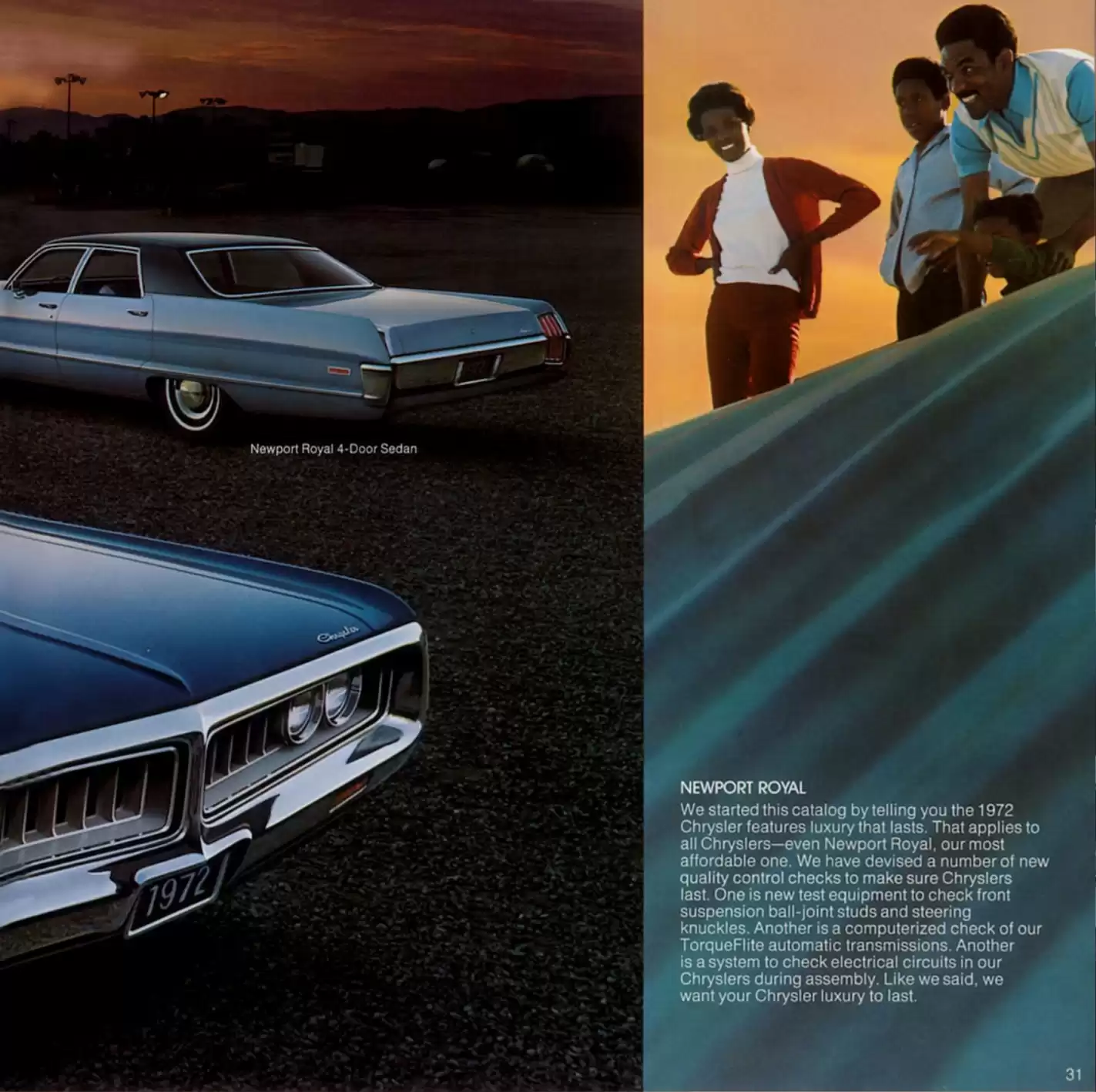 Automotive Traveler Magazine: 2010 12 1972 Chrysler Brochure Page 31