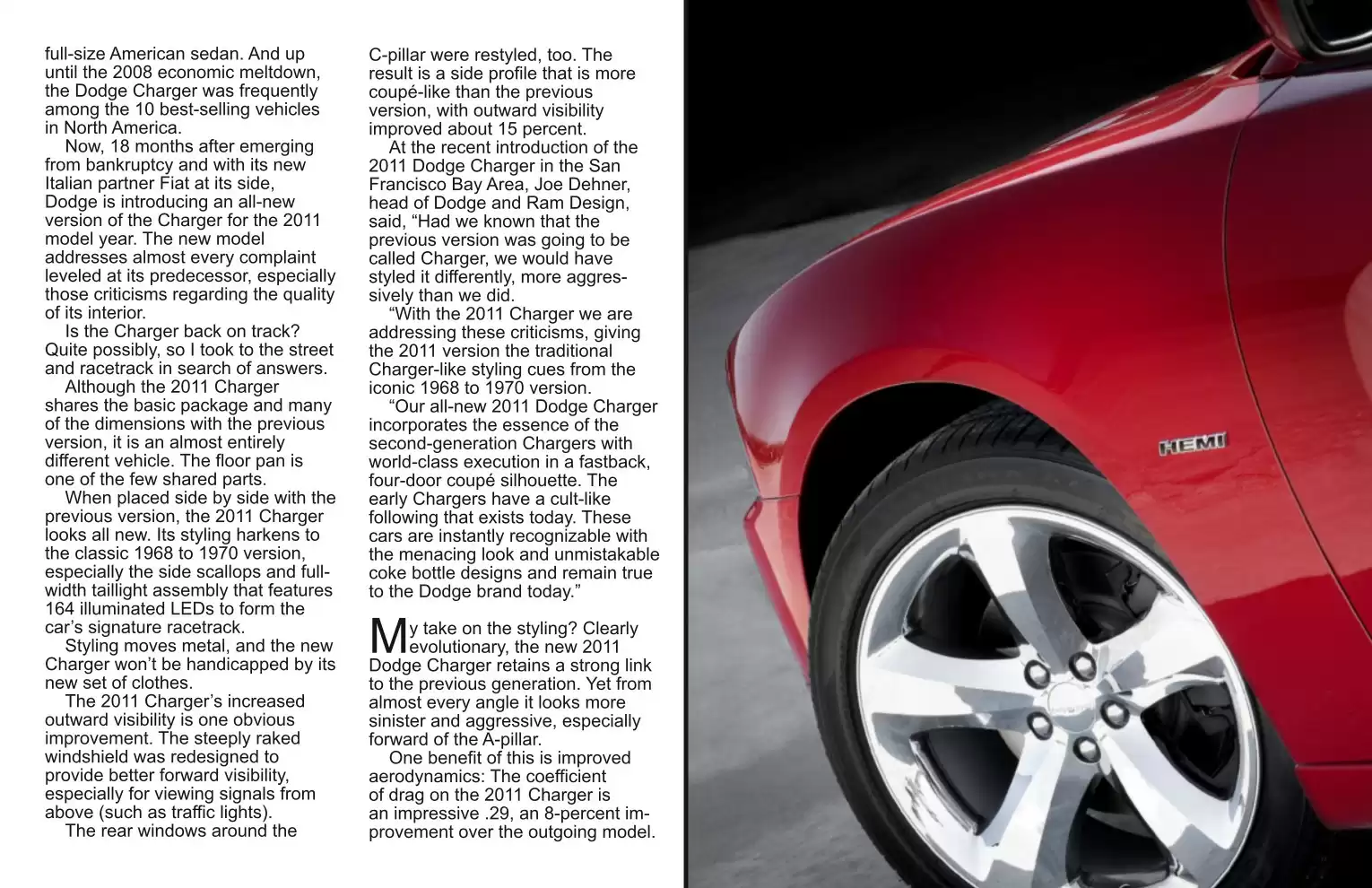 Automotive Traveler Magazine: 2010 12 2011 Dodge Charger Page 3