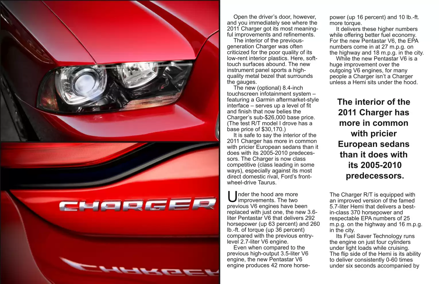 Automotive Traveler Magazine: 2010 12 2011 Dodge Charger Page 4