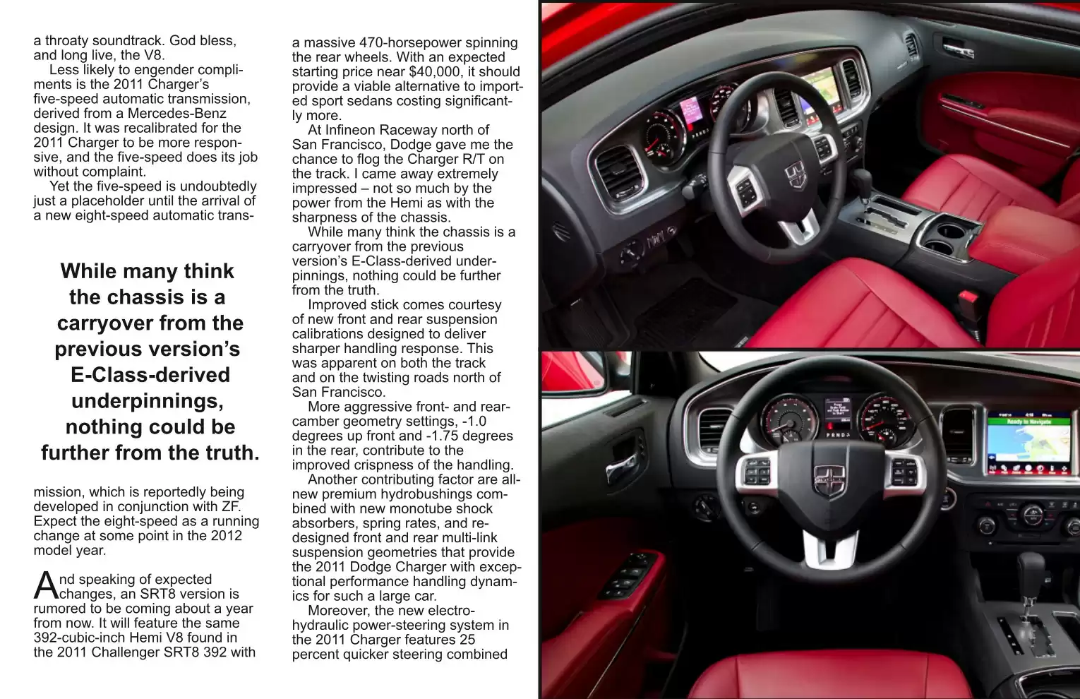 Automotive Traveler Magazine: 2010 12 2011 Dodge Charger Page 5