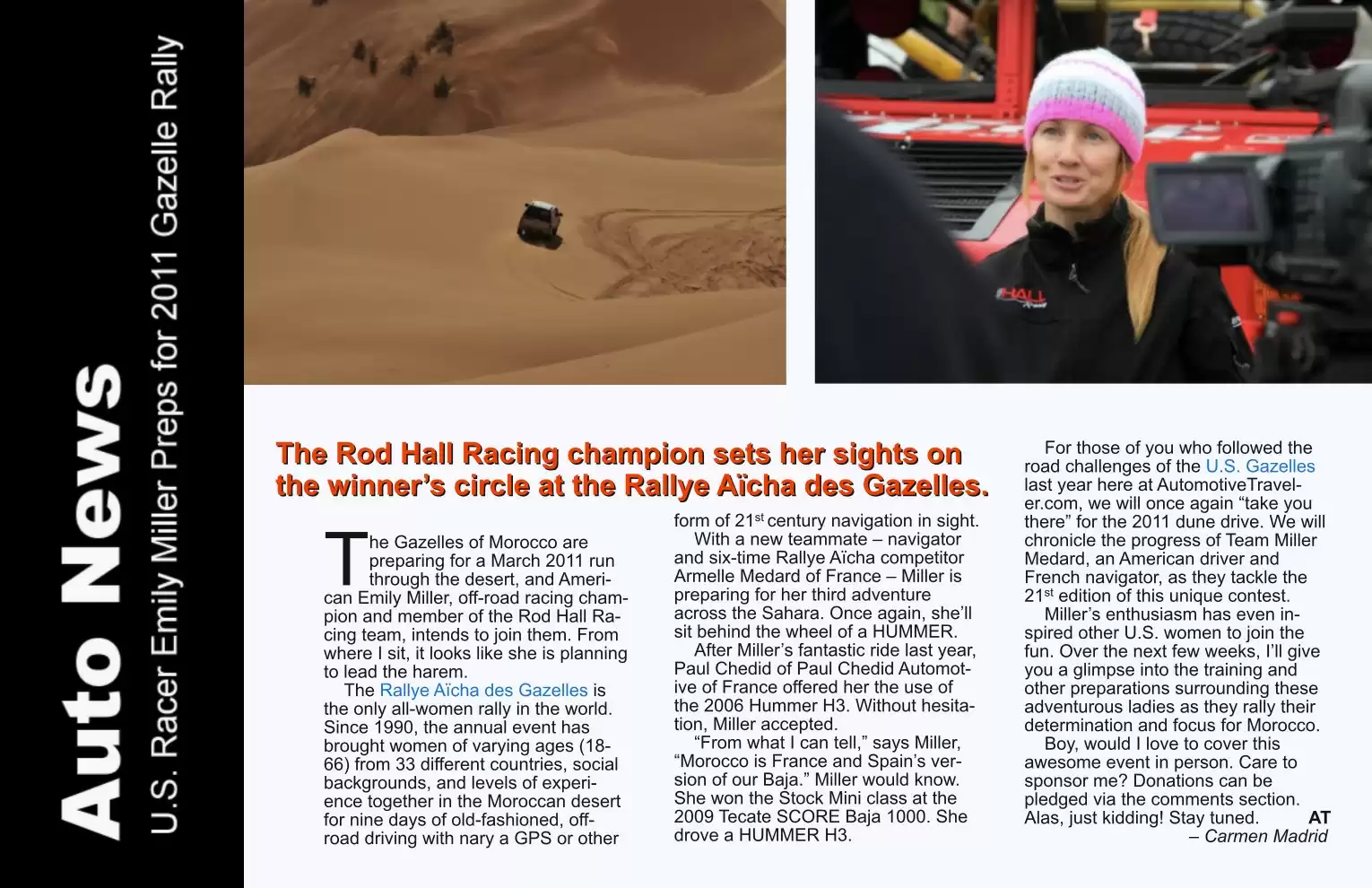 Automotive Traveler Magazine: 2010 12 2011 Gazelle Rally Page 1