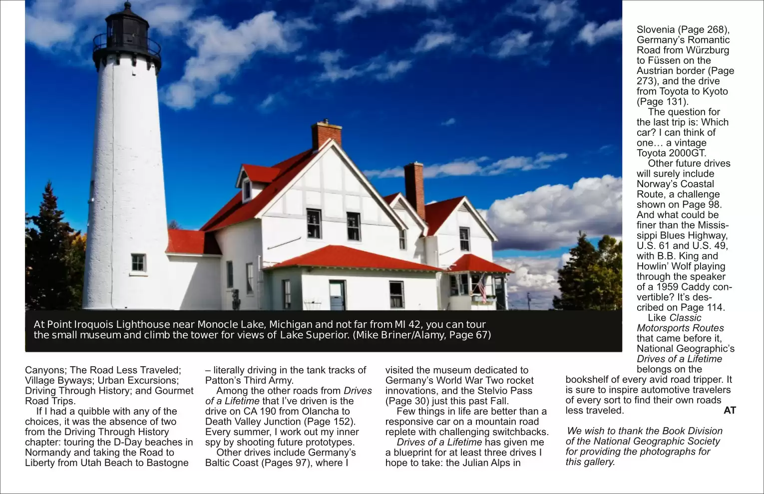 Automotive Traveler Magazine: 2010 12 AT Bookshelf Drives Of A Lifetime Page 2