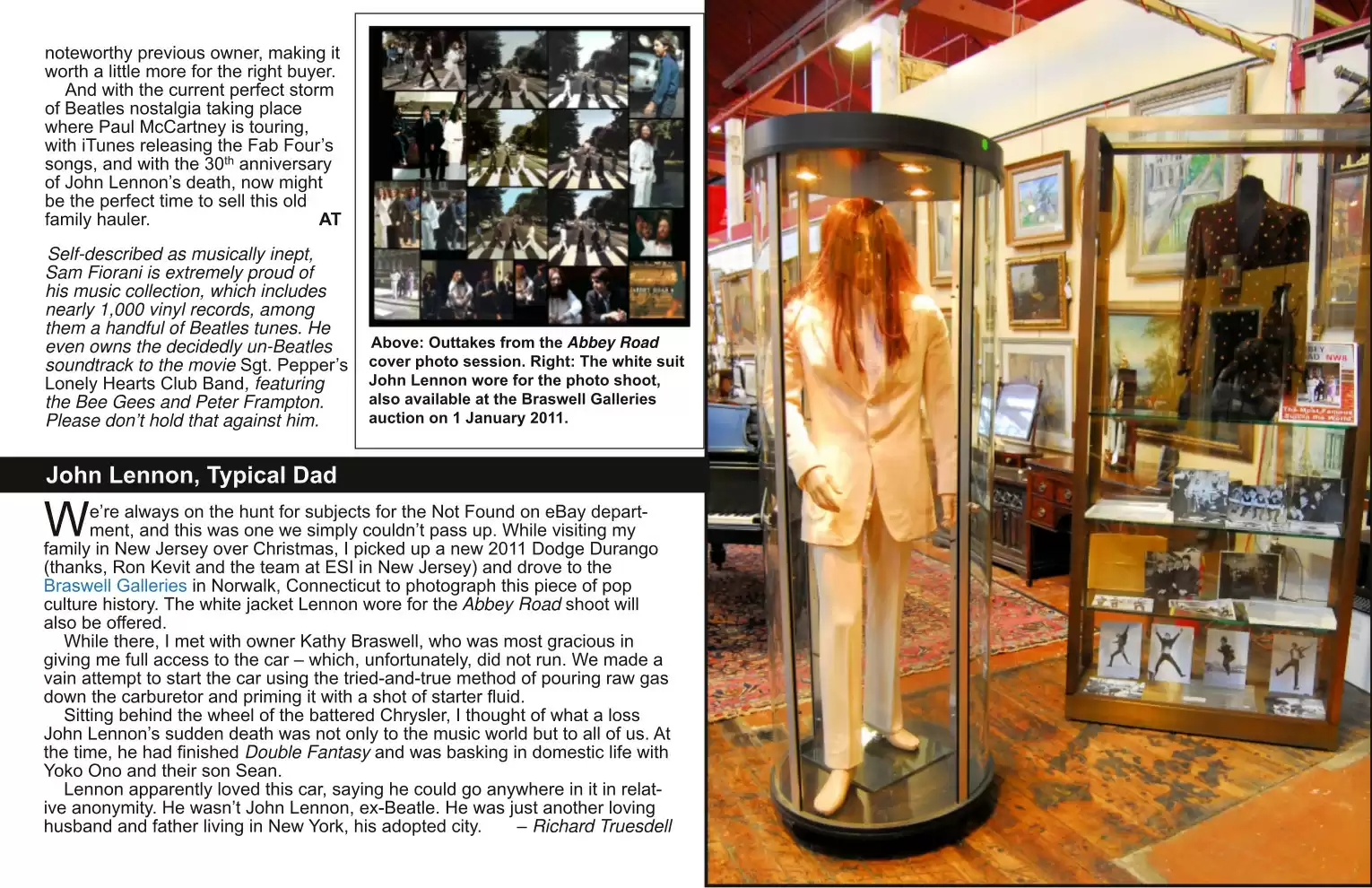 Automotive Traveler Magazine: 2010 12 John And Yoko 1972 Chrysler Wagon Page 4