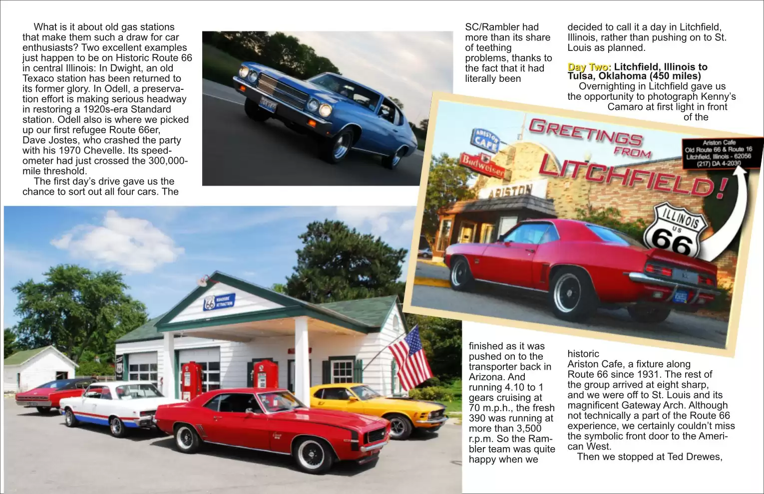Automotive Traveler Magazine: 2010 12 Muscle Car Kicks On Route 66 Page 4