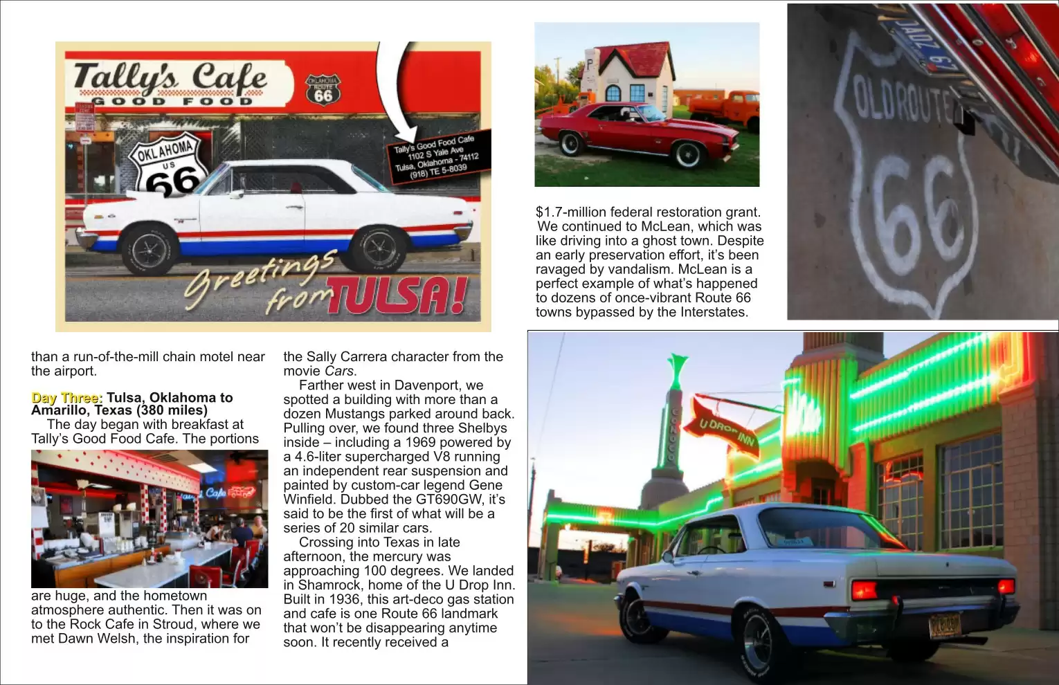 Automotive Traveler Magazine: 2010 12 Muscle Car Kicks On Route 66 Page 7
