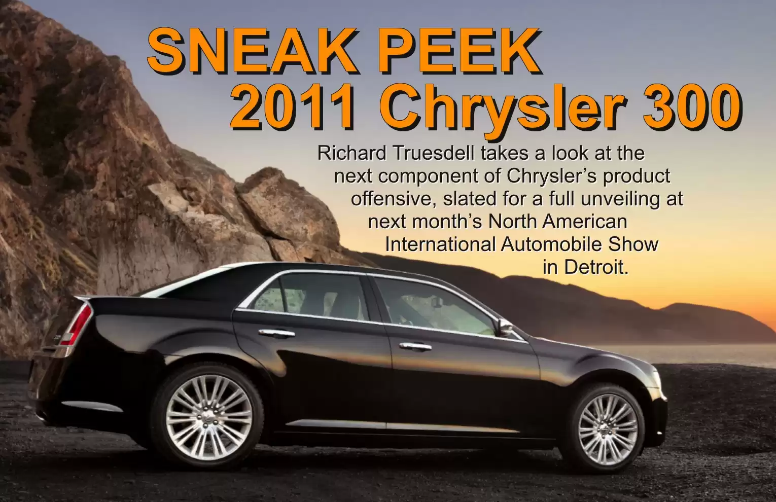 Automotive Traveler Magazine: 2010 12 Sneak Peek 2011 Chrysler 300 Page 1