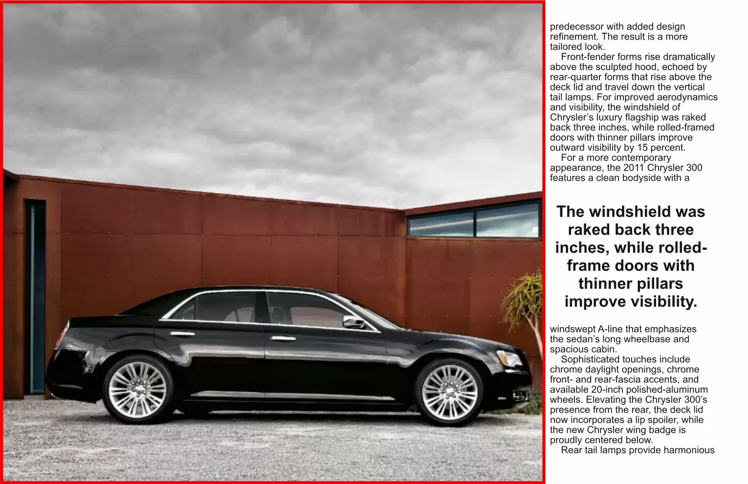 Automotive Traveler Magazine: 2010 12 Sneak Peek 2011 Chrysler 300 Page 3