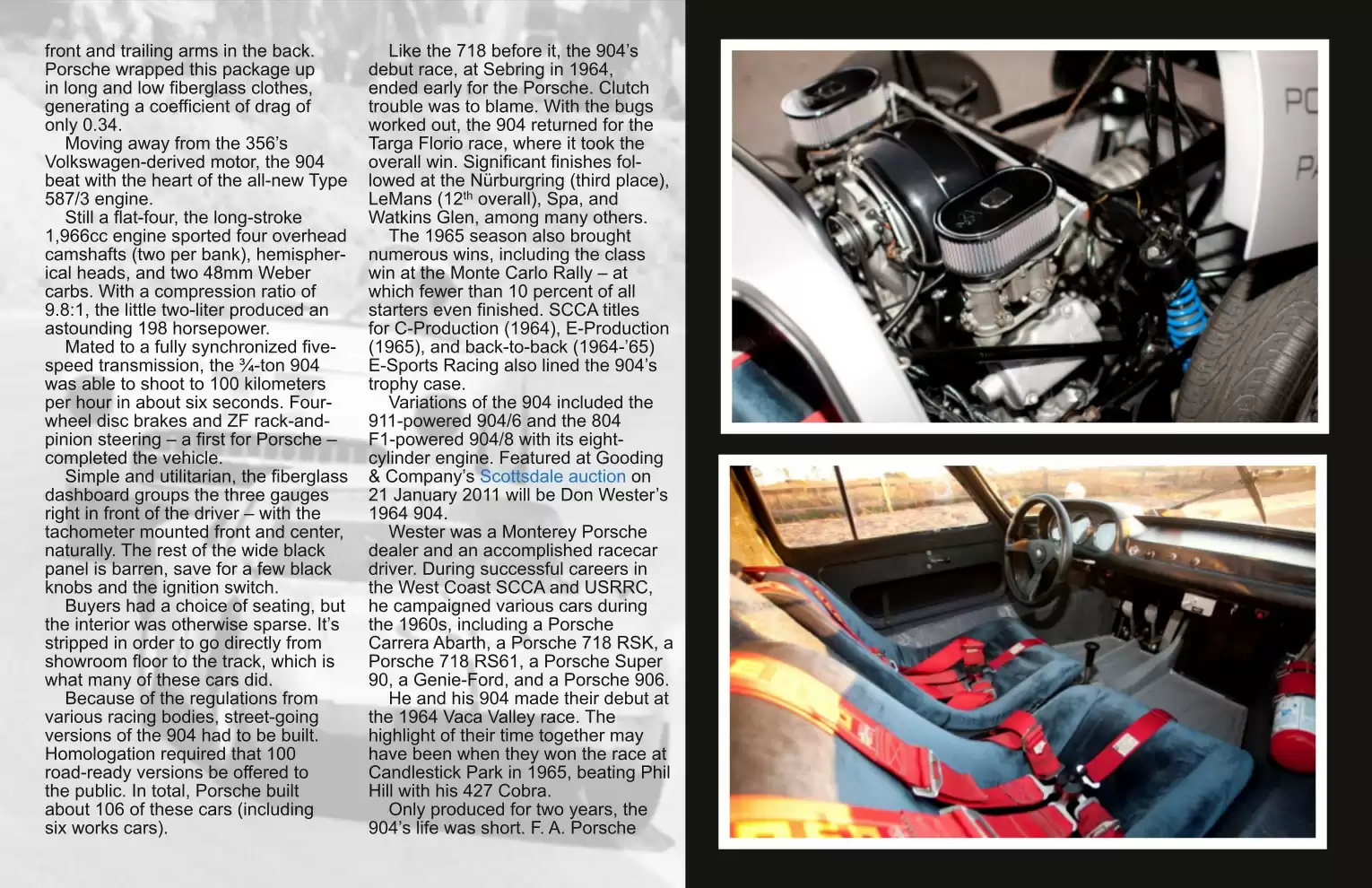 Automotive Traveler Magazine: 2011 01 1964 Porsche 904 Page 3