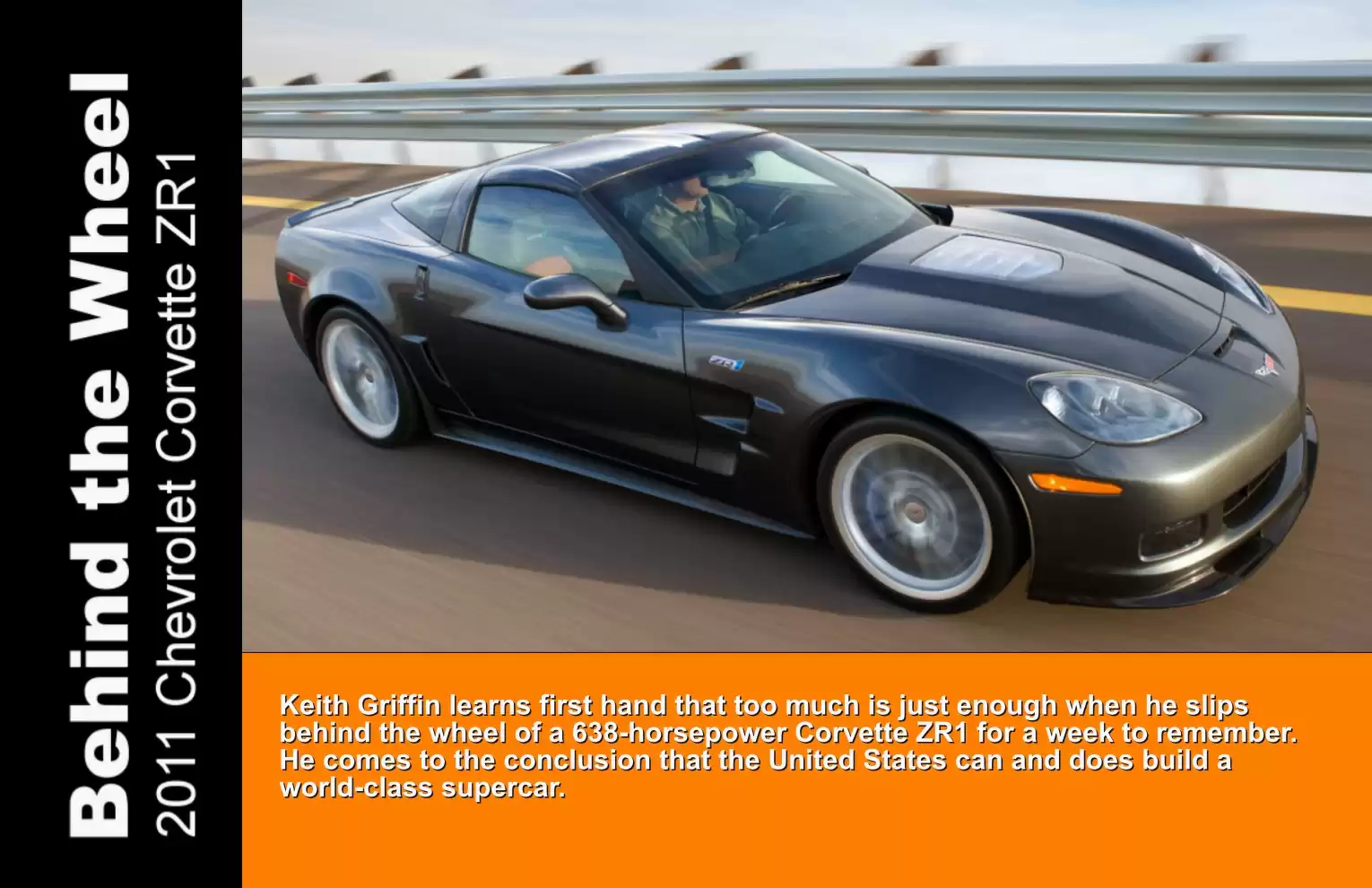 Automotive Traveler Magazine: 2011 01 2011 Corvette ZR1 Page 1