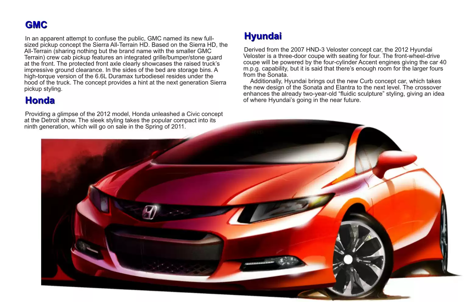 Automotive Traveler Magazine: 2011 01 2011 NAIAS Page 7