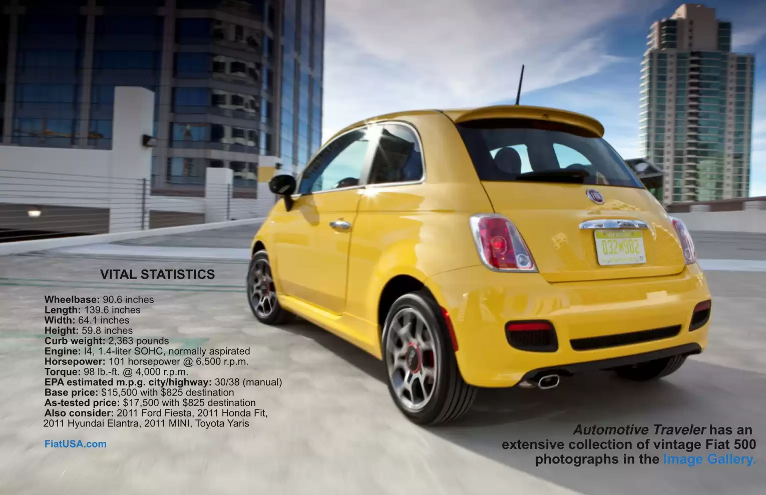 Automotive Traveler Magazine: 2011 01 2012 Fiat 500 Page 8