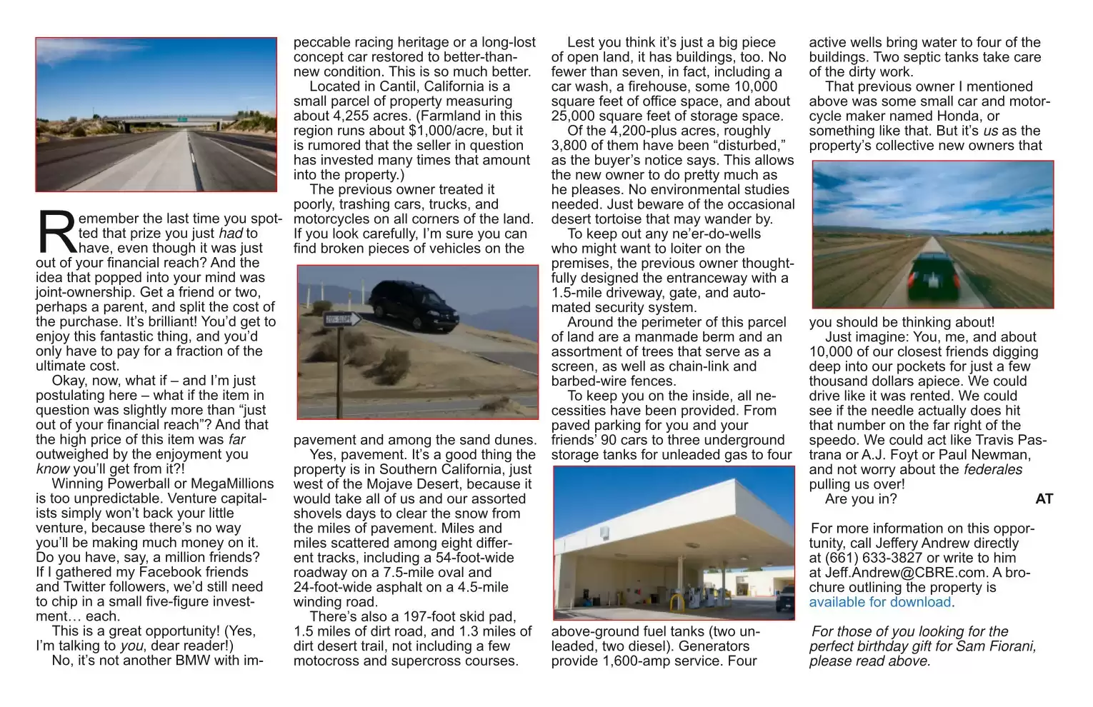 Automotive Traveler Magazine: 2011 01 Honda Proving Grounds Page 2