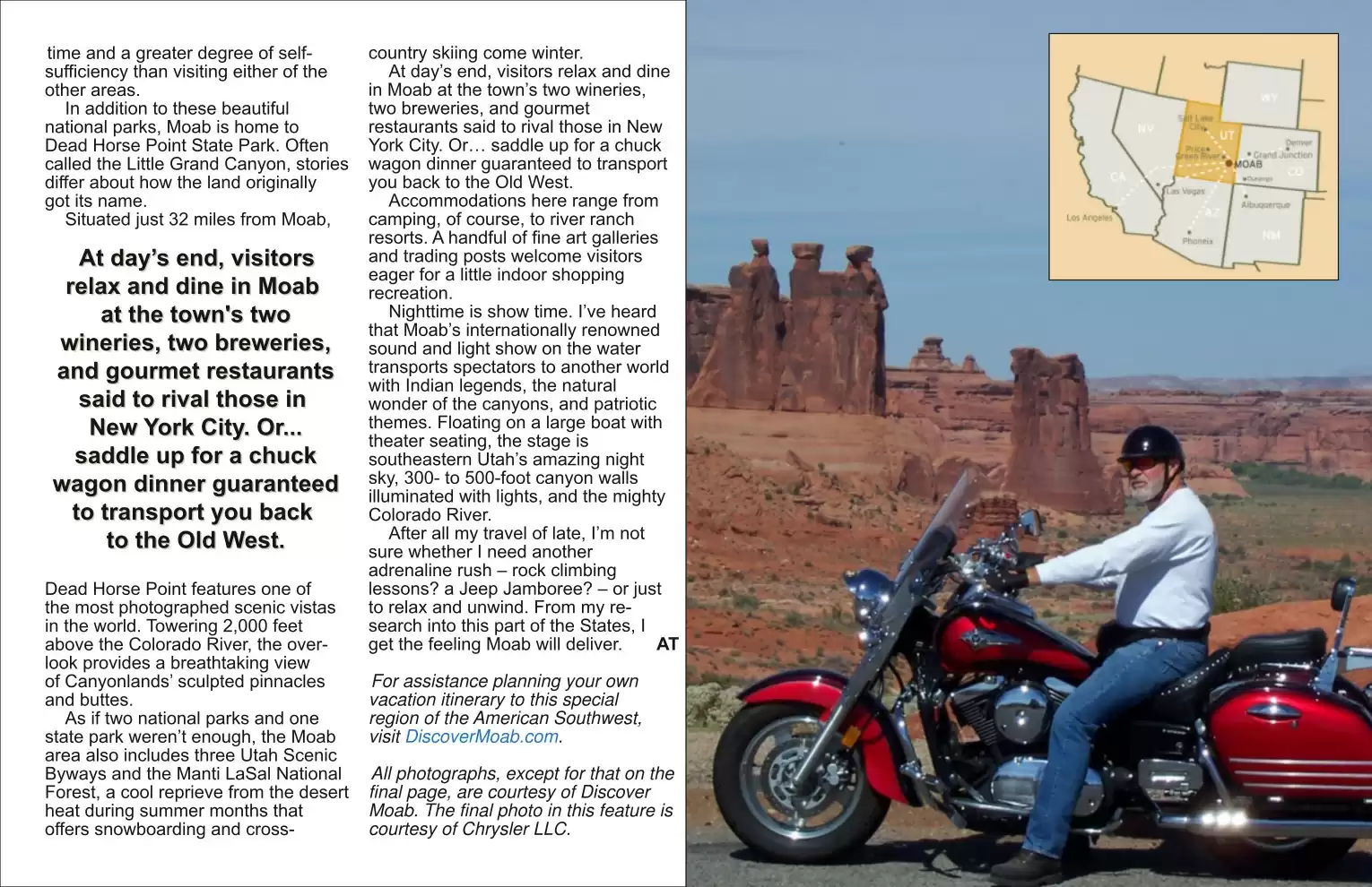 Automotive Traveler Magazine: 2011 01 Moab Utah Page 5