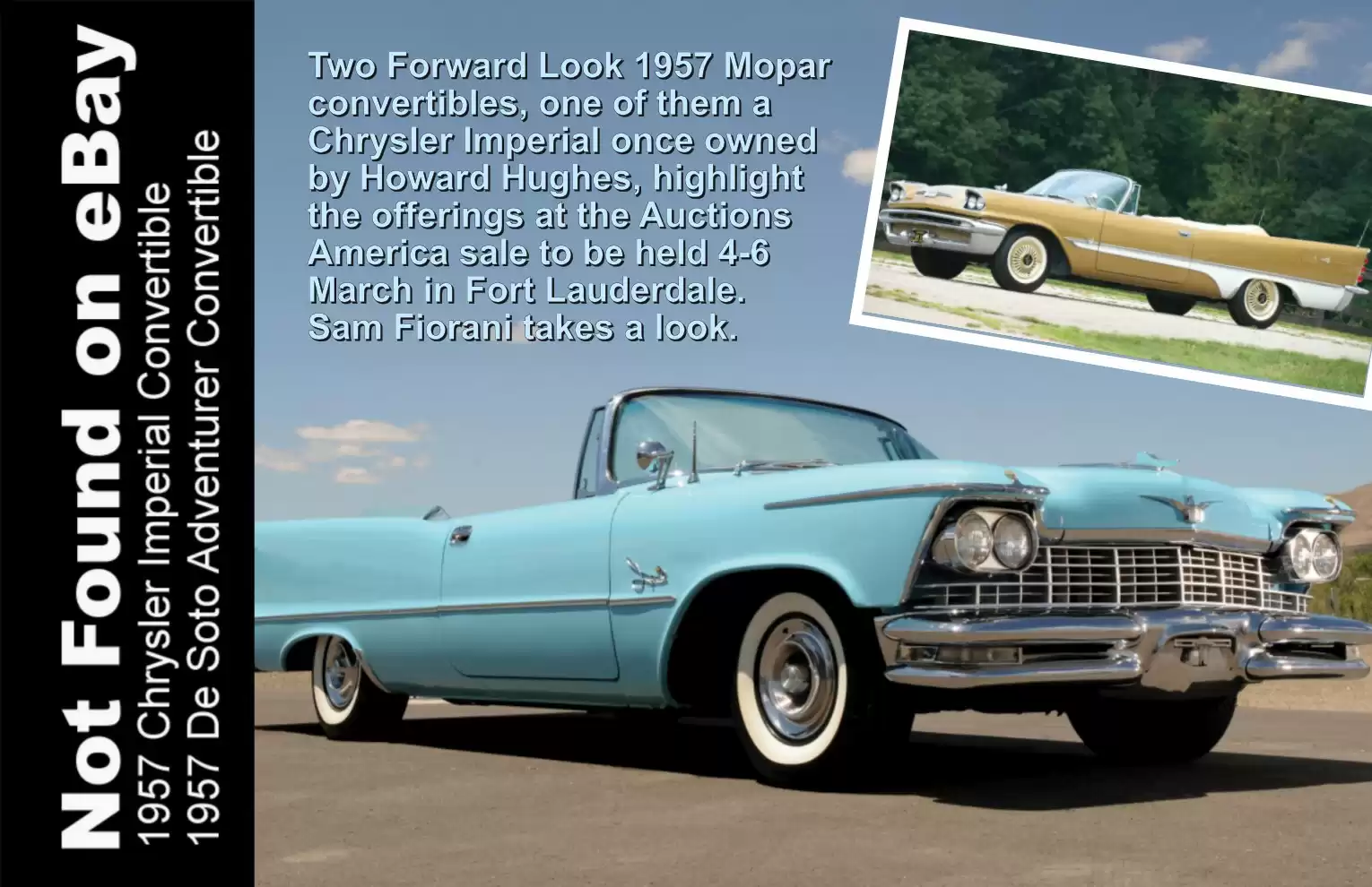 Automotive Traveler Magazine: 2011 02 1957 Mopar Convertibles Page 1