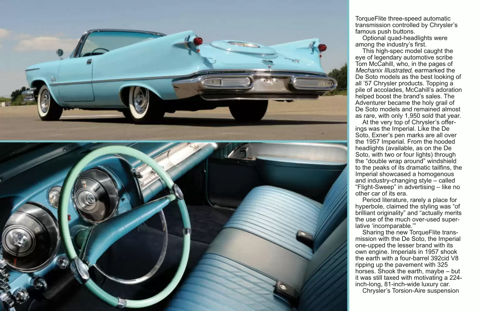 Automotive Traveler Magazine: 2011 02 1957 Mopar Convertibles Page 3