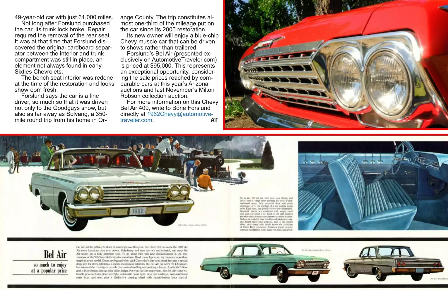 Automotive Traveler Magazine: 2011 02 1962 Chevy Bel Air Page 5