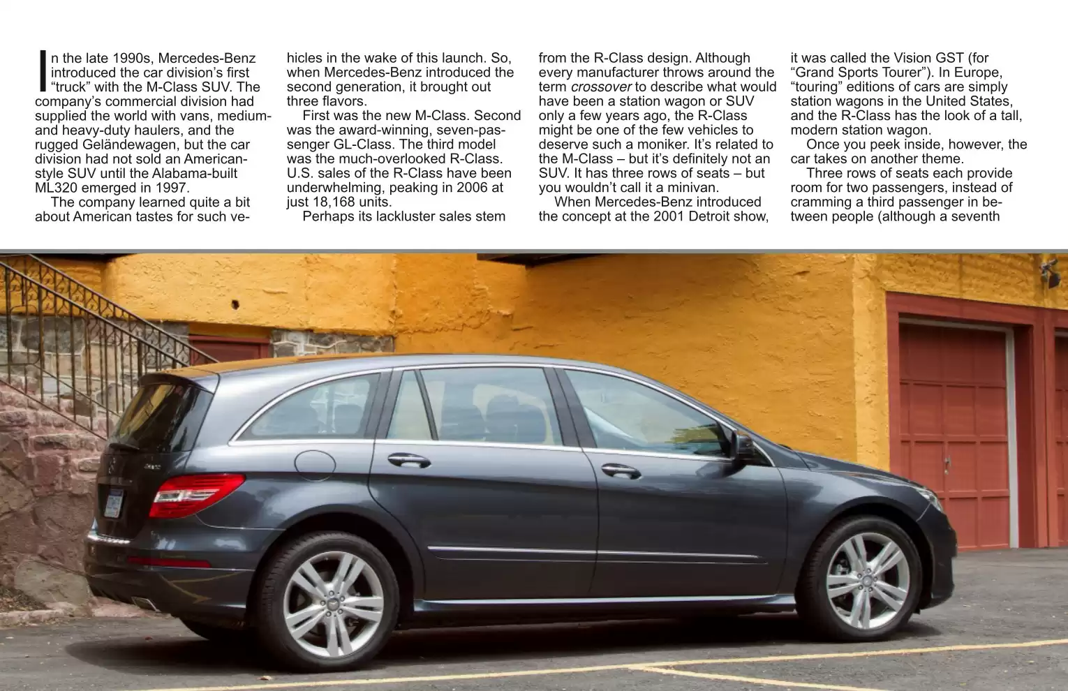 Automotive Traveler Magazine: 2011 02 2011 Mercedes-Benz R350 Page 2