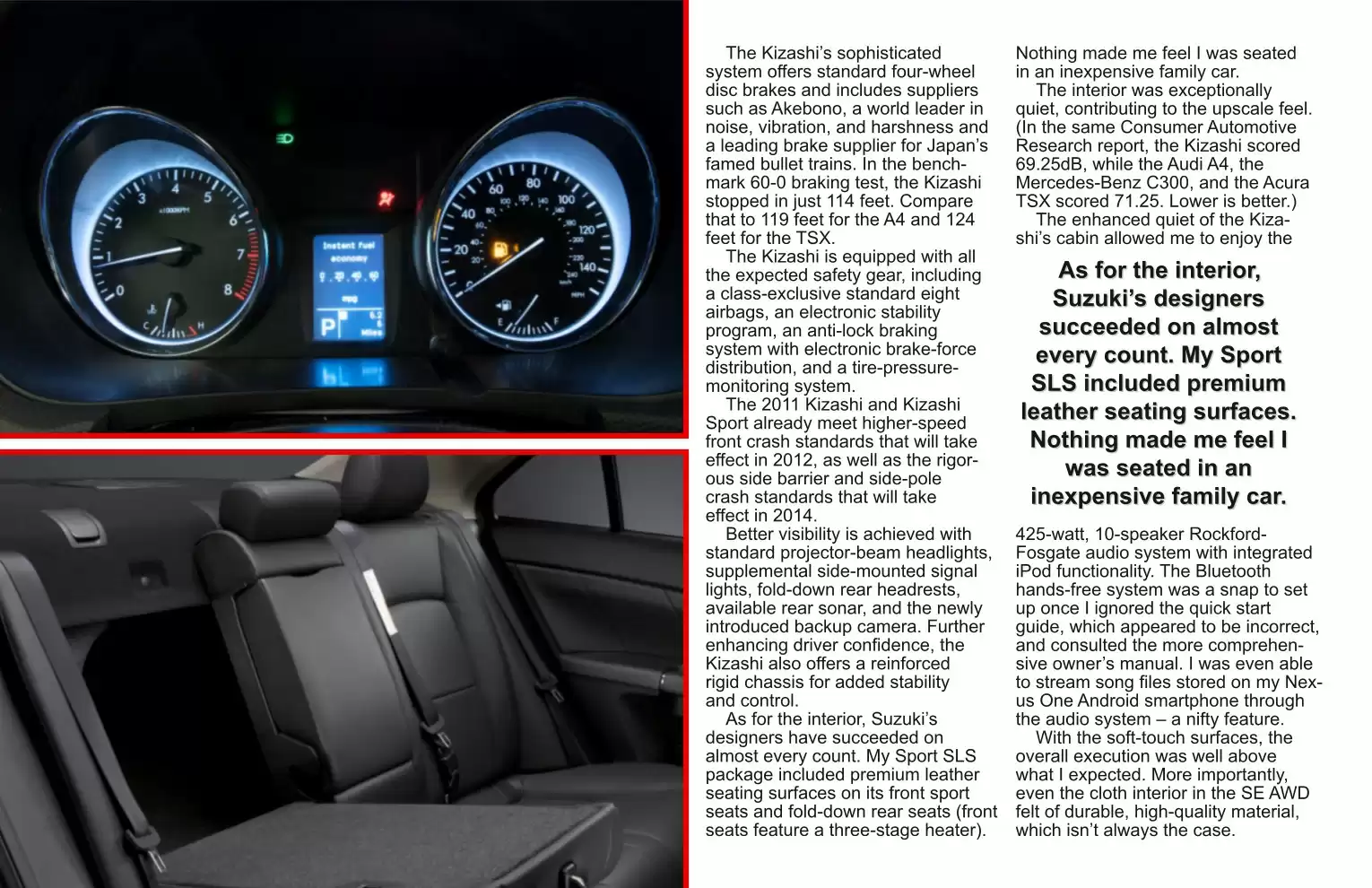 Automotive Traveler Magazine: 2011 02 2011 Suzuki Kizashi Page 5