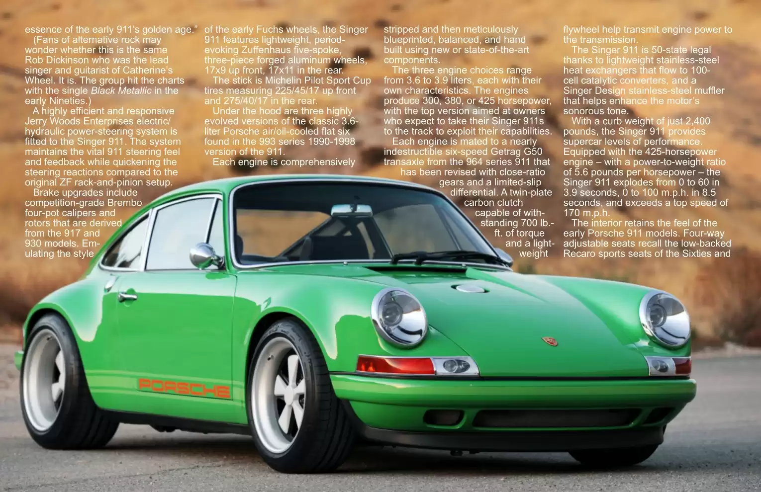 Automotive Traveler Magazine: 2011 03 First Look Porsche Singer 911 Page 3