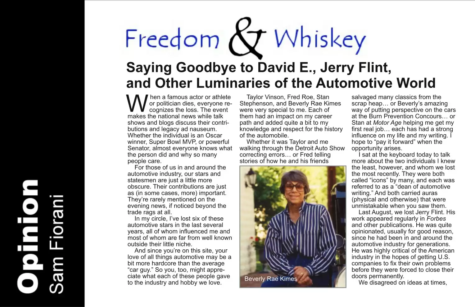Automotive Traveler Magazine: 2011 03 Freedom And Whiskey Page 1