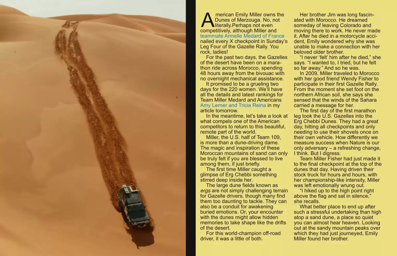 Automotive Traveler Magazine: 2011 03 Gazelle Rally Day Five Page 2