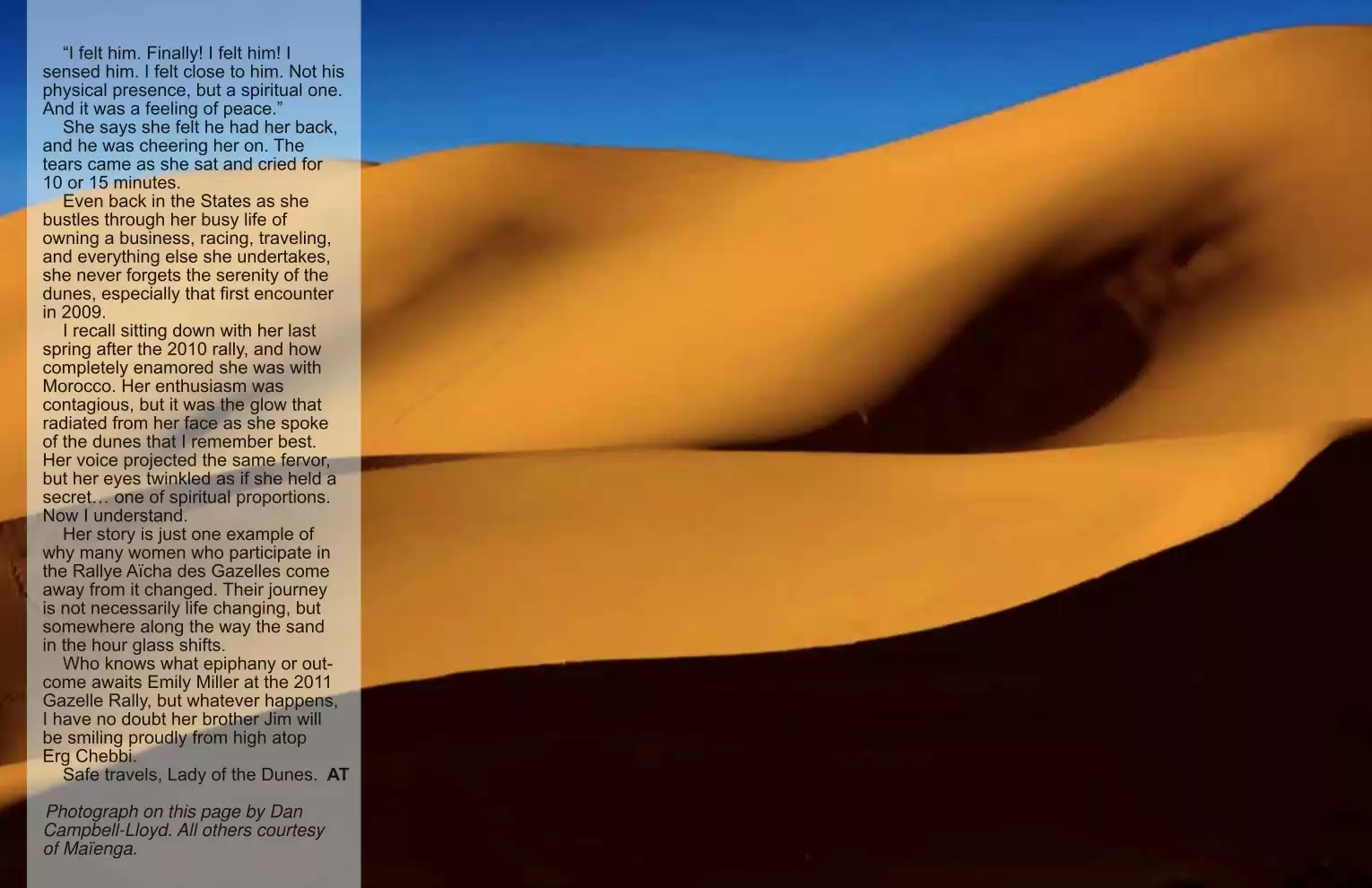 Automotive Traveler Magazine: 2011 03 Gazelle Rally Day Five Page 3