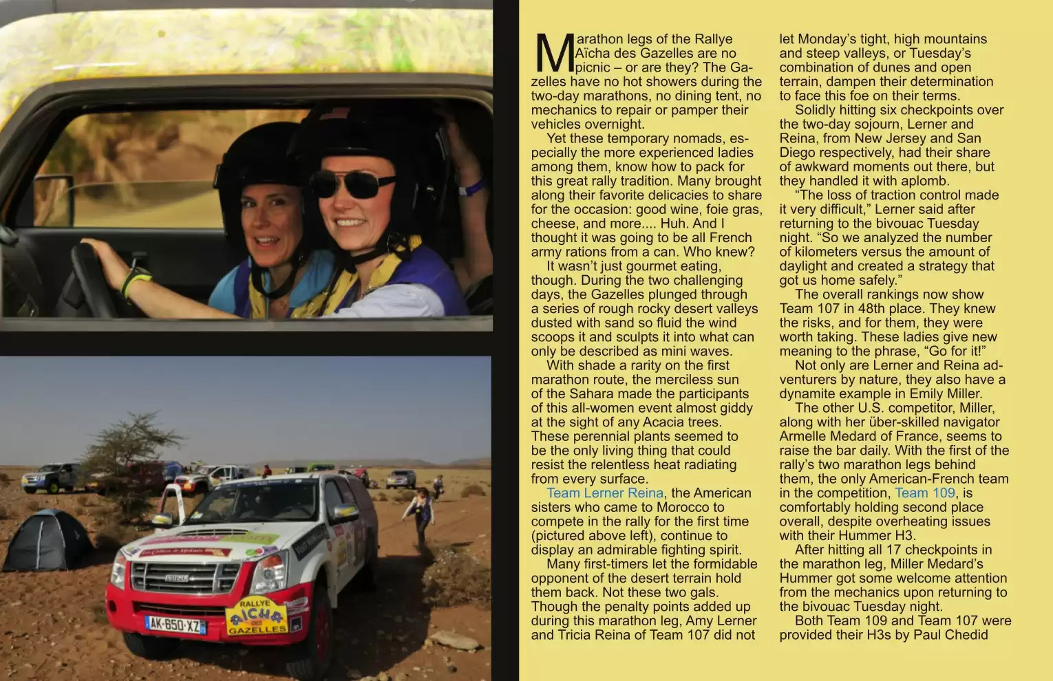 Automotive Traveler Magazine: 2011 03 Gazelle Rally Day Six Page 2