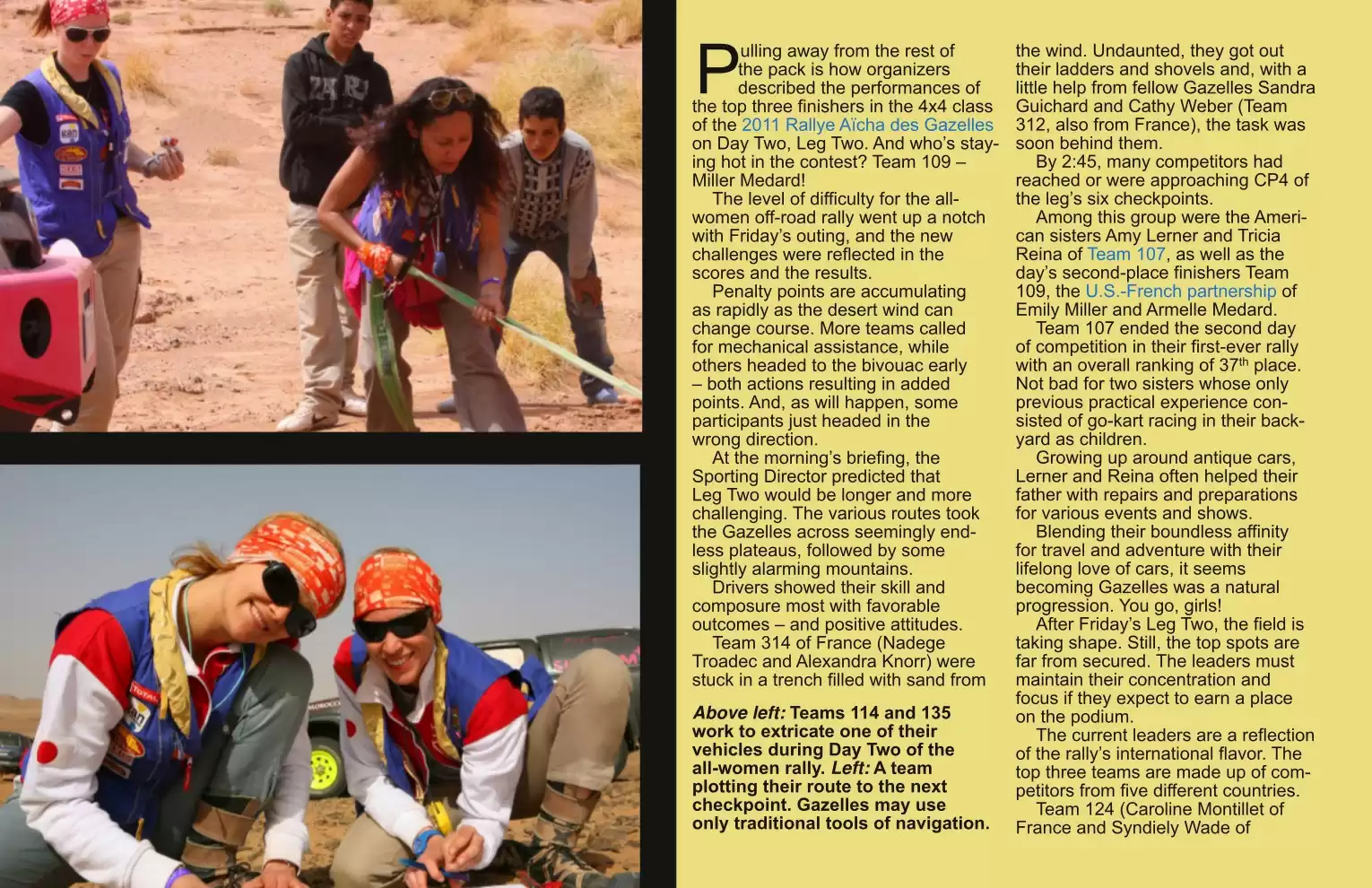 Automotive Traveler Magazine: 2011 03 Gazelle Rally Day Two Page 2