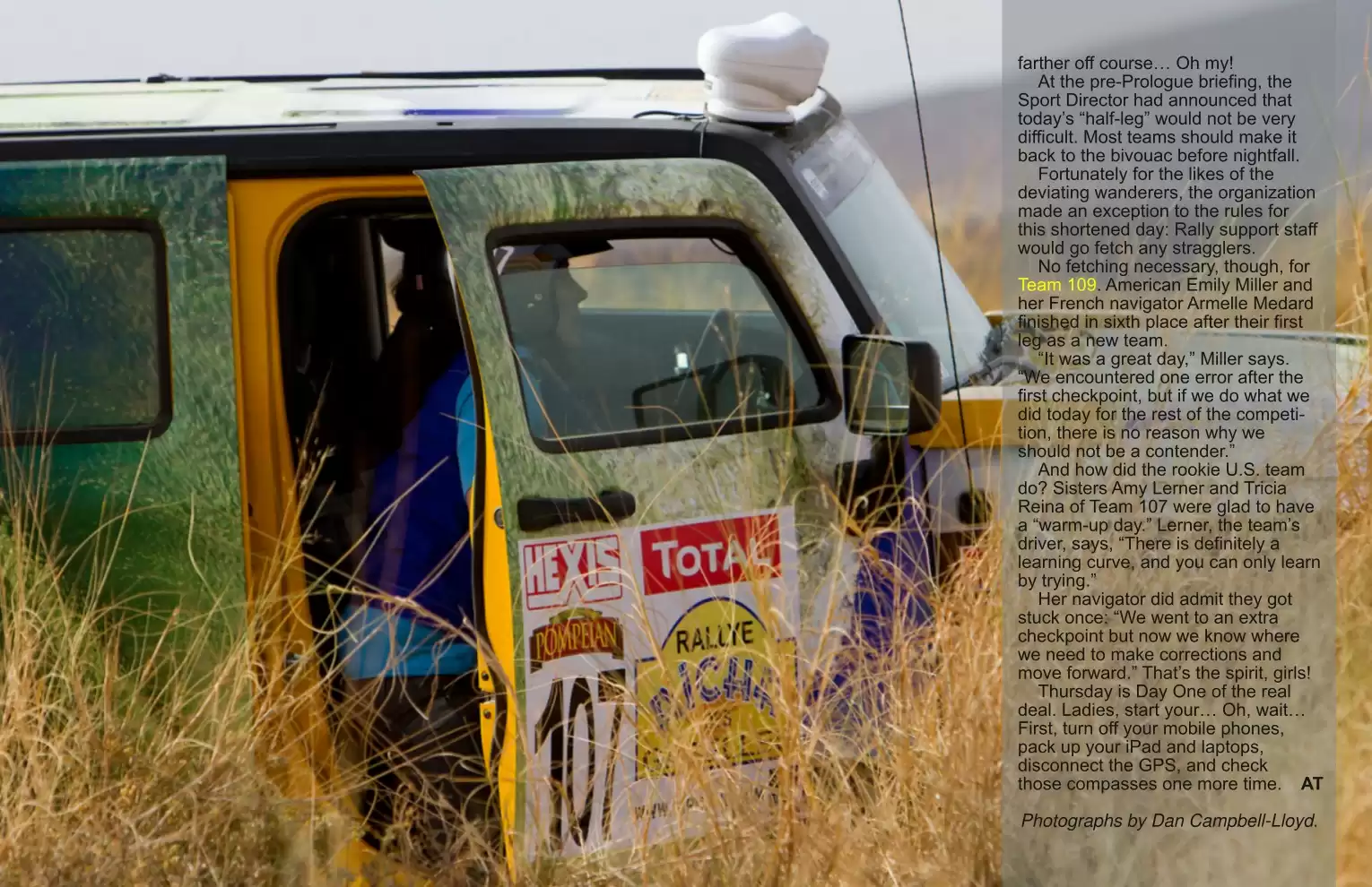 Automotive Traveler Magazine: 2011 03 Gazelle Rally Prologue Day Page 3