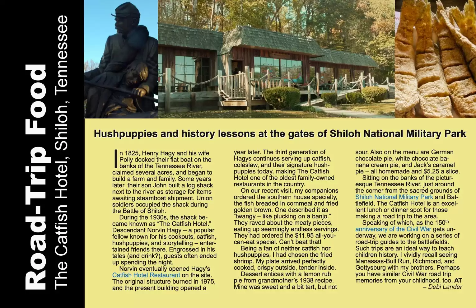 Automotive Traveler Magazine: 2011 03 The Catfish Hotel Shiloh Tennessee Page 1