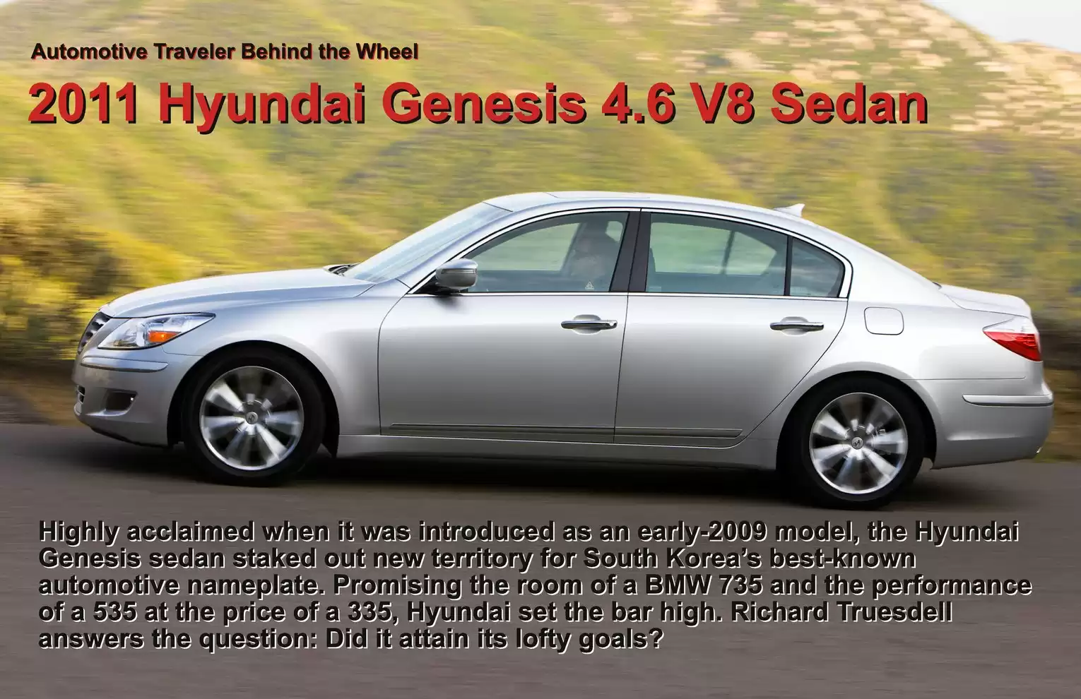 Automotive Traveler Magazine: 2011 04 2011 Hyundai Genesis Page 1