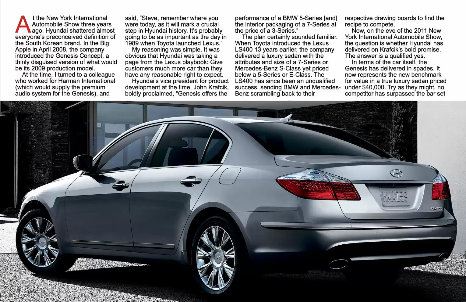 Automotive Traveler Magazine: 2011 04 2011 Hyundai Genesis Page 2