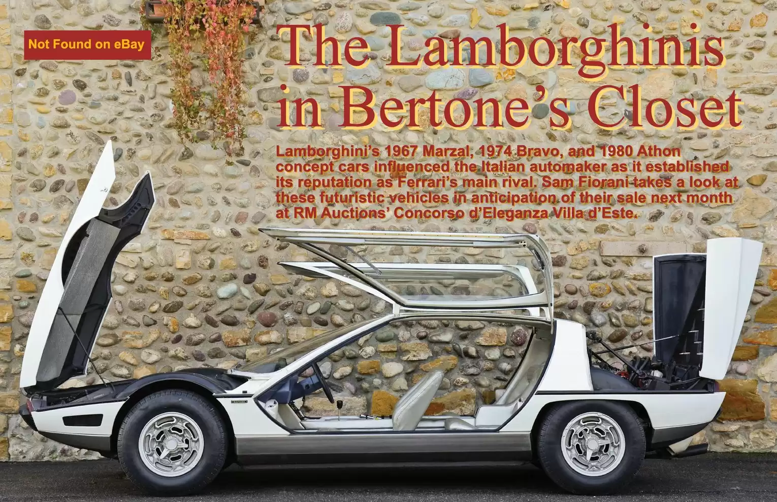 Automotive Traveler Magazine: 2011 04 Bertone Lamborghinis Page 1