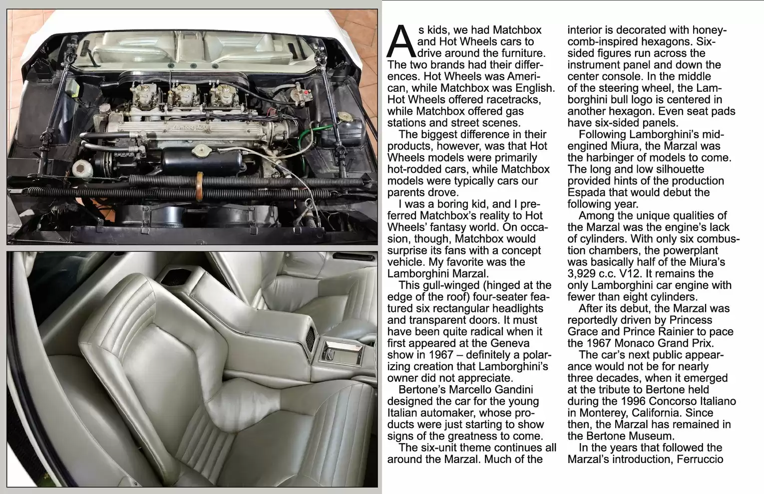 Automotive Traveler Magazine: 2011 04 Bertone Lamborghinis Page 2