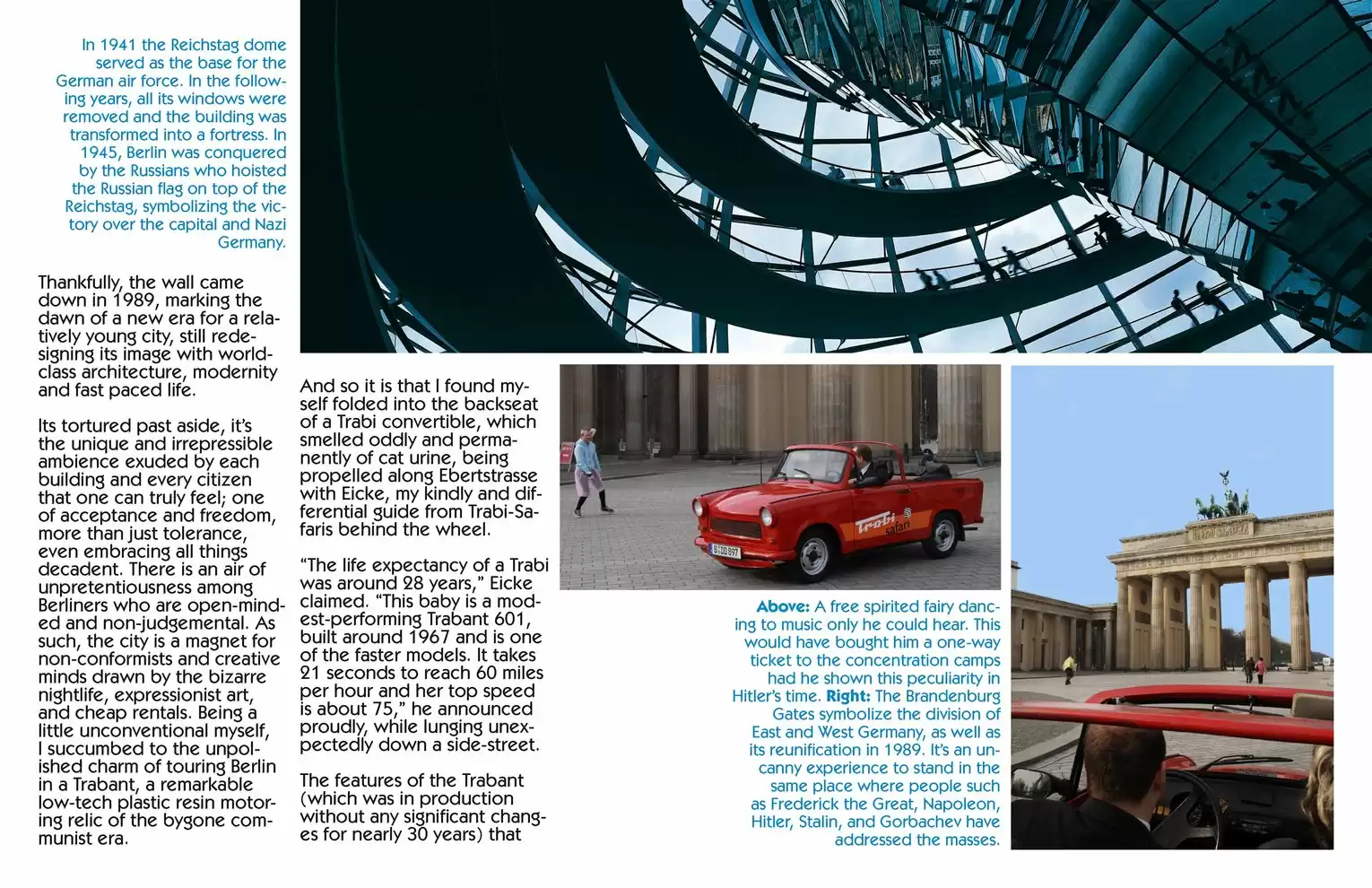 Automotive Traveler Magazine: 2011 04 Checkpoint Charlie Page 3
