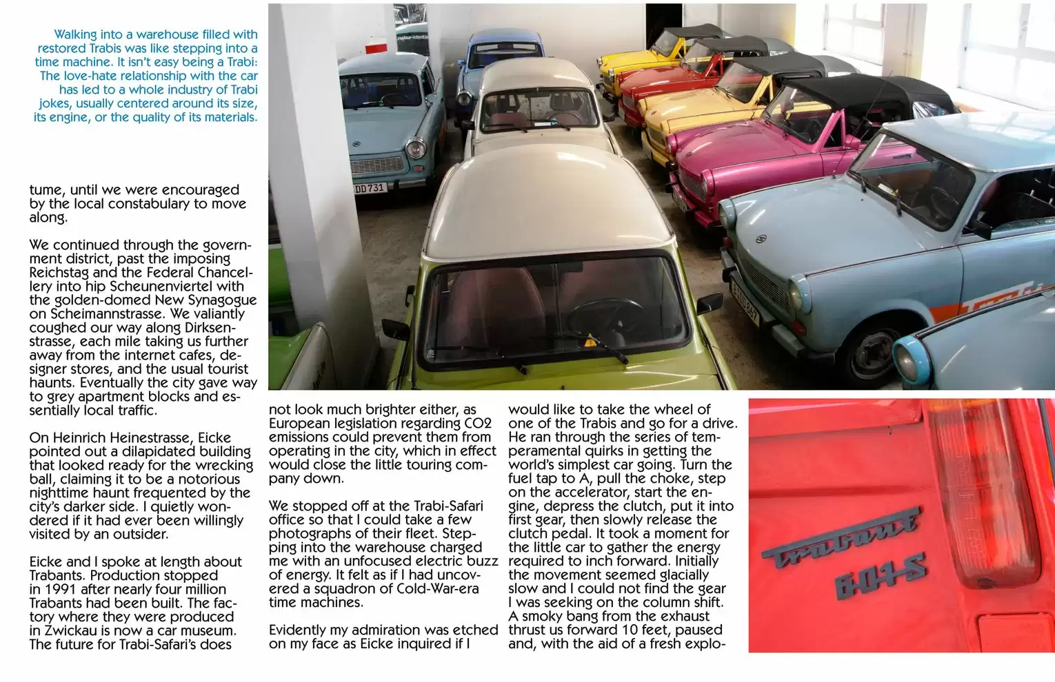 Automotive Traveler Magazine: 2011 04 Checkpoint Charlie Page 5