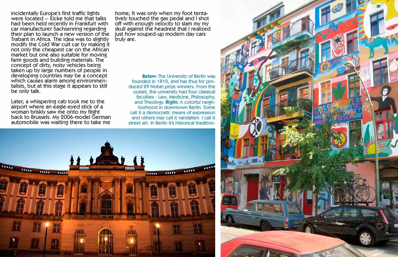 Automotive Traveler Magazine: 2011 04 Checkpoint Charlie Page 7