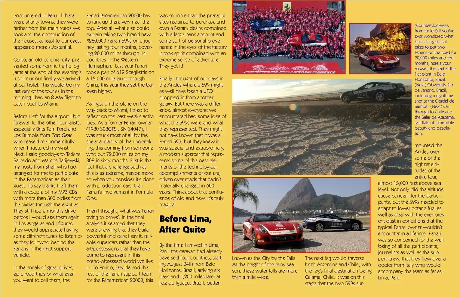 Automotive Traveler Magazine: 2011 04 Crazy Thing Page 7