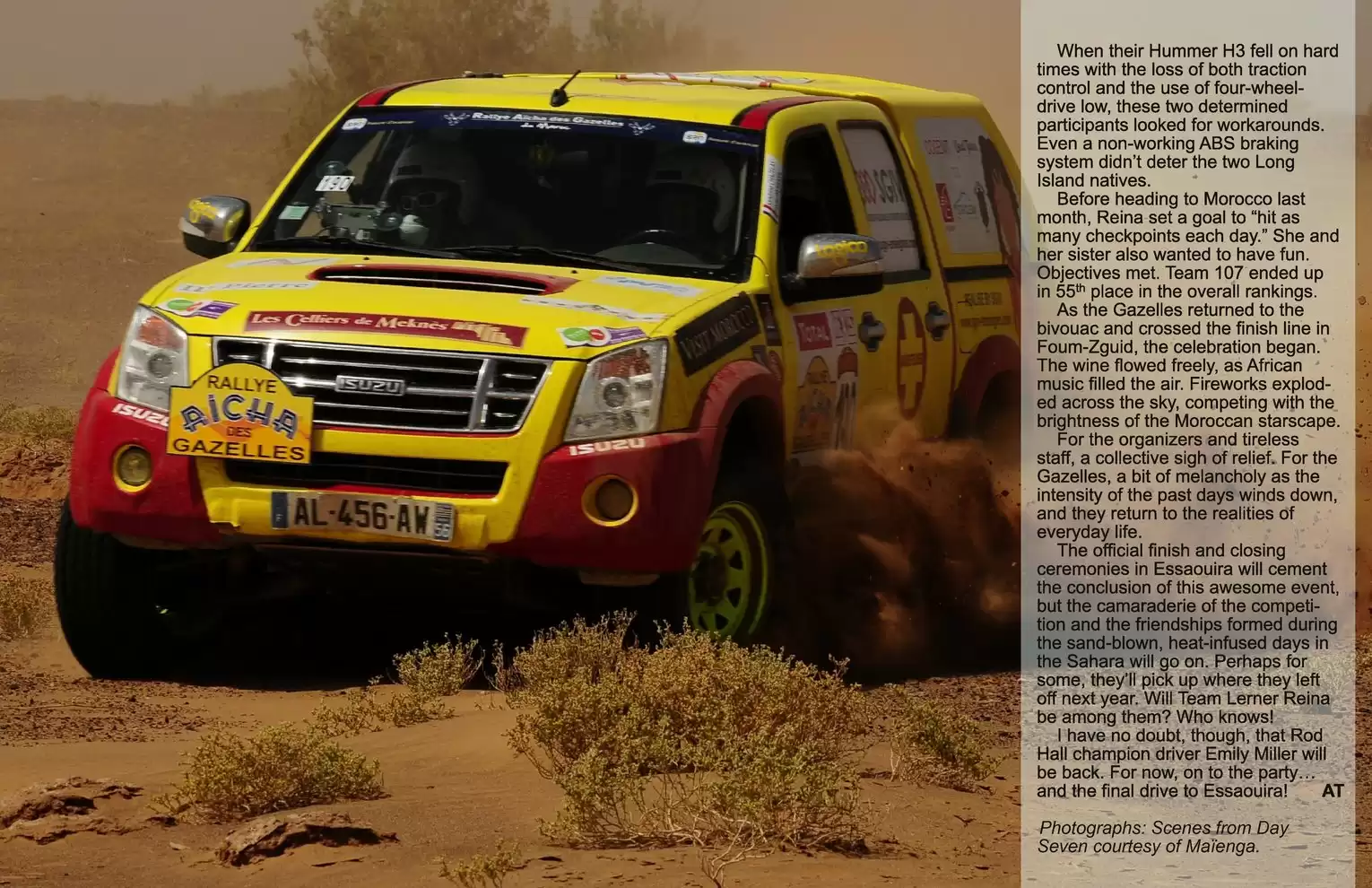 Automotive Traveler Magazine: 2011 04 Gazelle Rally Day Seven Page 3