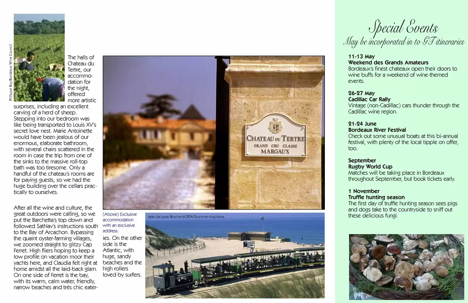Automotive Traveler Magazine: 2011 04 Grape Escape Page 9